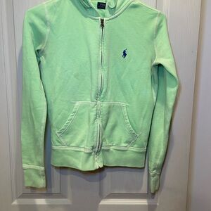 Ralph Lauren Women’s Light Green Zip-Up Jacket